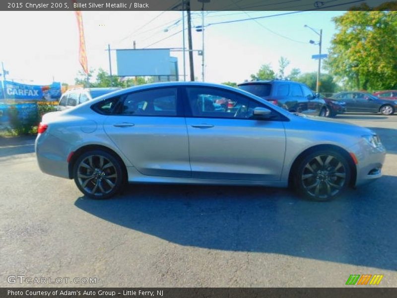 Billet Silver Metallic / Black 2015 Chrysler 200 S