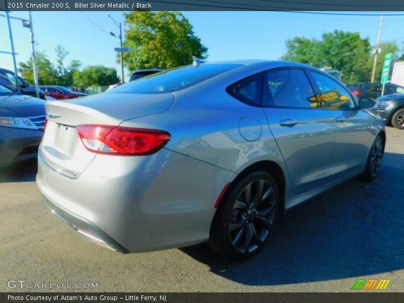 Billet Silver Metallic / Black 2015 Chrysler 200 S