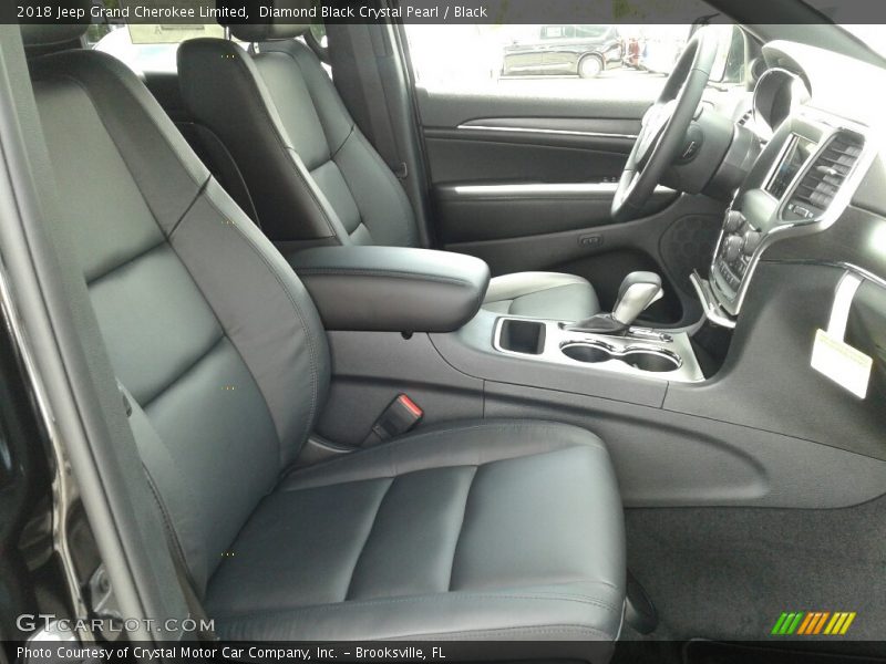 Diamond Black Crystal Pearl / Black 2018 Jeep Grand Cherokee Limited