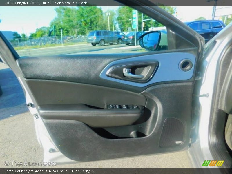 Billet Silver Metallic / Black 2015 Chrysler 200 S