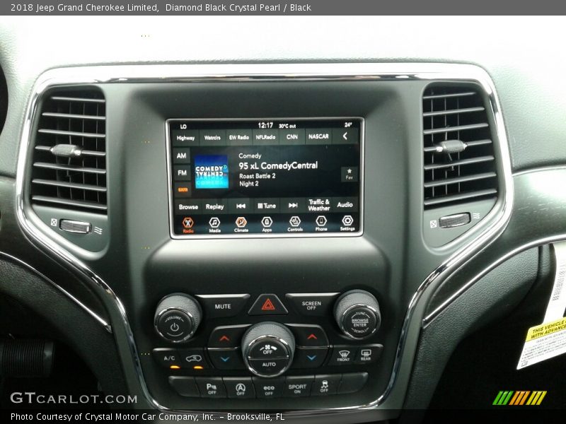 Diamond Black Crystal Pearl / Black 2018 Jeep Grand Cherokee Limited