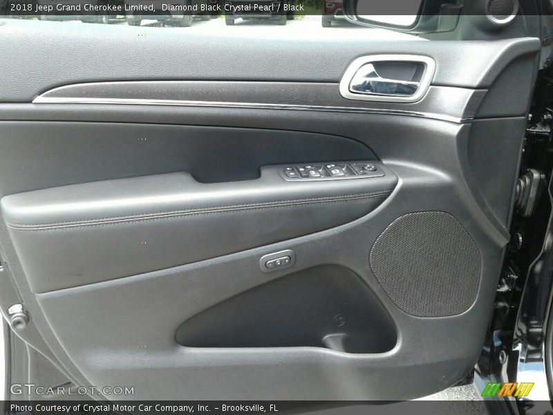 Diamond Black Crystal Pearl / Black 2018 Jeep Grand Cherokee Limited