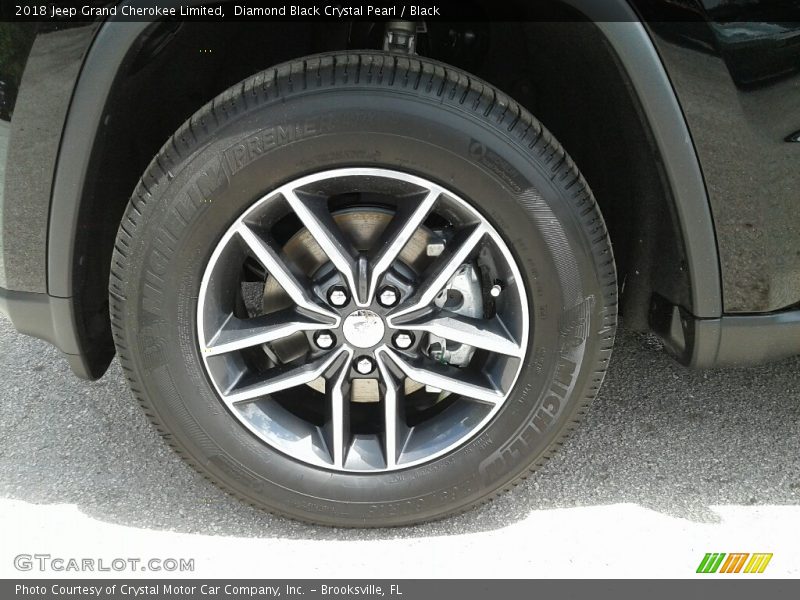 Diamond Black Crystal Pearl / Black 2018 Jeep Grand Cherokee Limited