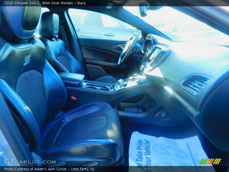 Billet Silver Metallic / Black 2015 Chrysler 200 S