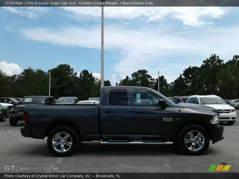 Granite Crystal Metallic / Black/Diesel Gray 2018 Ram 1500 Express Quad Cab 4x4