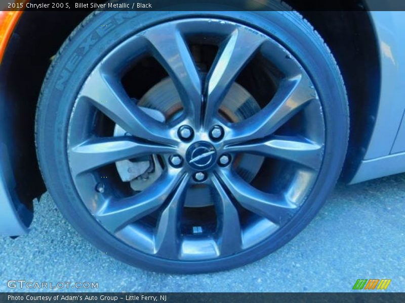 Billet Silver Metallic / Black 2015 Chrysler 200 S