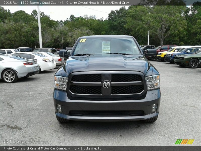 Granite Crystal Metallic / Black/Diesel Gray 2018 Ram 1500 Express Quad Cab 4x4