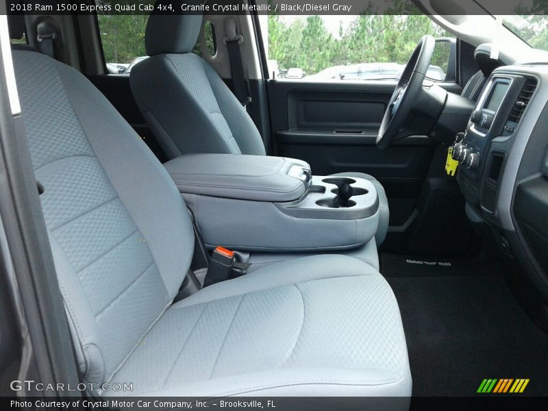 Granite Crystal Metallic / Black/Diesel Gray 2018 Ram 1500 Express Quad Cab 4x4