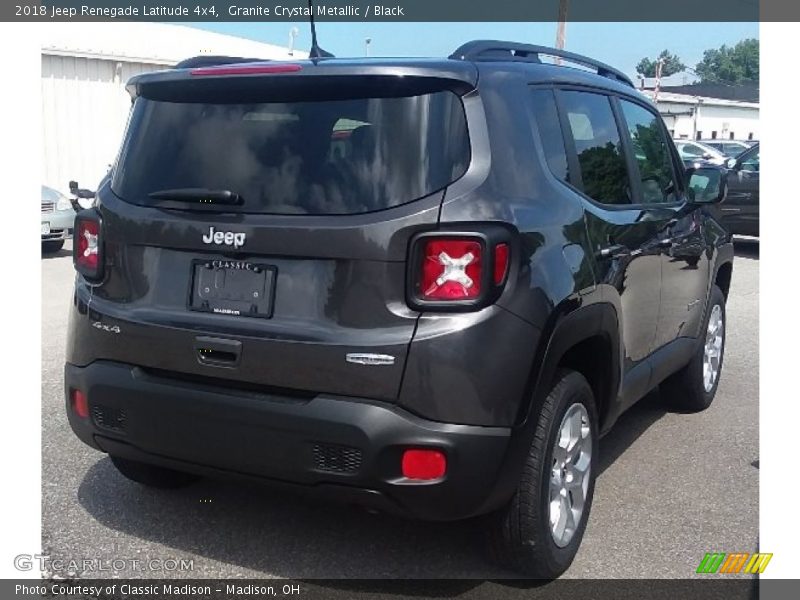 Granite Crystal Metallic / Black 2018 Jeep Renegade Latitude 4x4