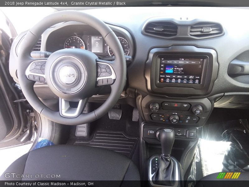 Granite Crystal Metallic / Black 2018 Jeep Renegade Latitude 4x4