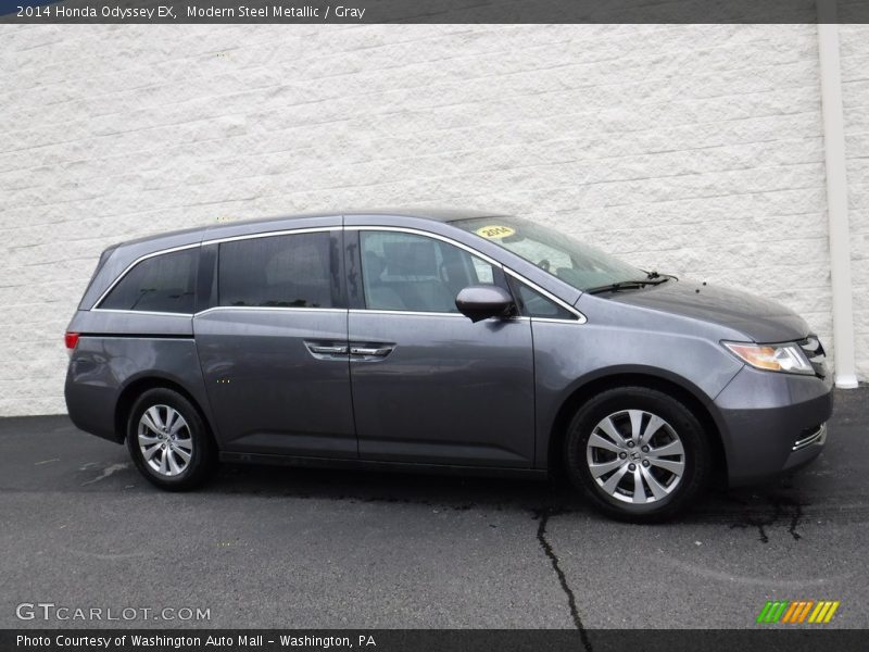 Modern Steel Metallic / Gray 2014 Honda Odyssey EX