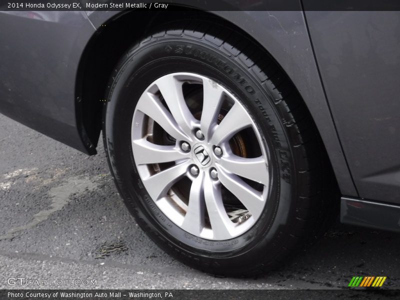 Modern Steel Metallic / Gray 2014 Honda Odyssey EX