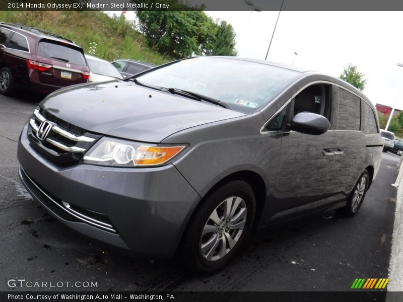 Modern Steel Metallic / Gray 2014 Honda Odyssey EX