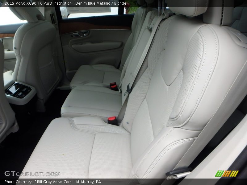 Denim Blue Metallic / Blonde 2019 Volvo XC90 T6 AWD Inscription