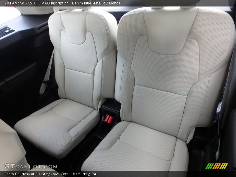 Denim Blue Metallic / Blonde 2019 Volvo XC90 T6 AWD Inscription