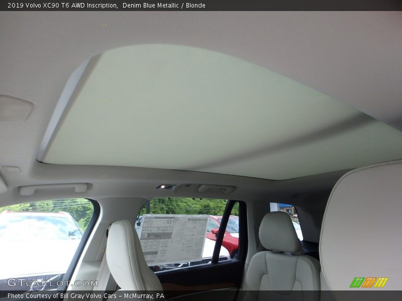 Denim Blue Metallic / Blonde 2019 Volvo XC90 T6 AWD Inscription