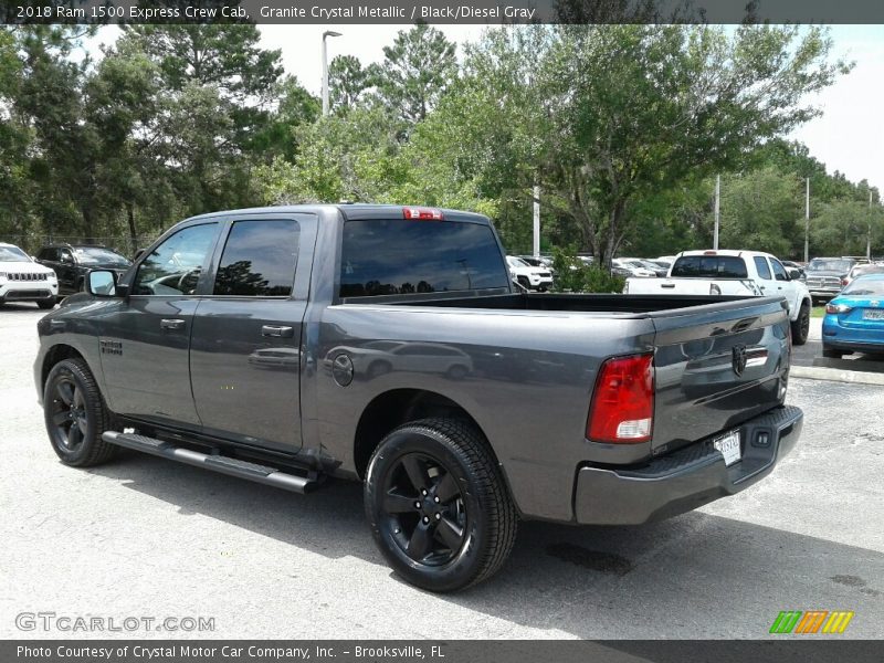 Granite Crystal Metallic / Black/Diesel Gray 2018 Ram 1500 Express Crew Cab