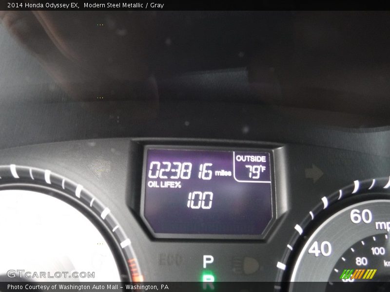 Modern Steel Metallic / Gray 2014 Honda Odyssey EX