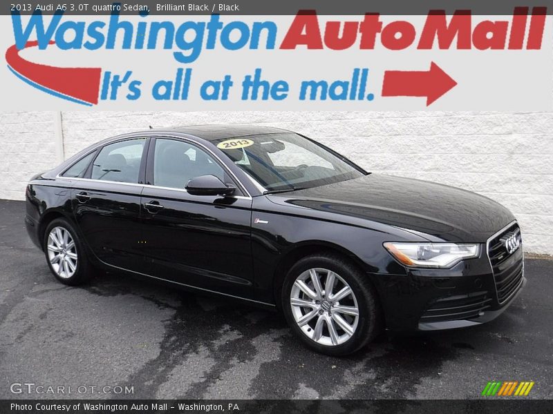 Brilliant Black / Black 2013 Audi A6 3.0T quattro Sedan