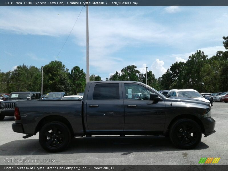 Granite Crystal Metallic / Black/Diesel Gray 2018 Ram 1500 Express Crew Cab