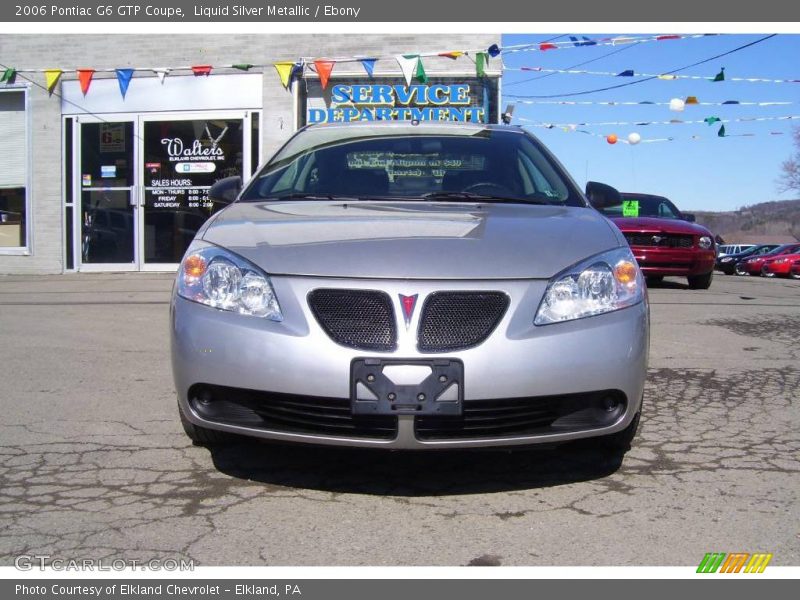 Liquid Silver Metallic / Ebony 2006 Pontiac G6 GTP Coupe