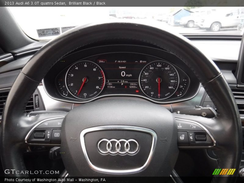 Brilliant Black / Black 2013 Audi A6 3.0T quattro Sedan