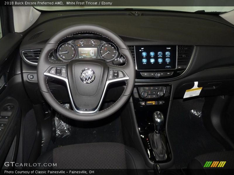 White Frost Tricoat / Ebony 2018 Buick Encore Preferred AWD