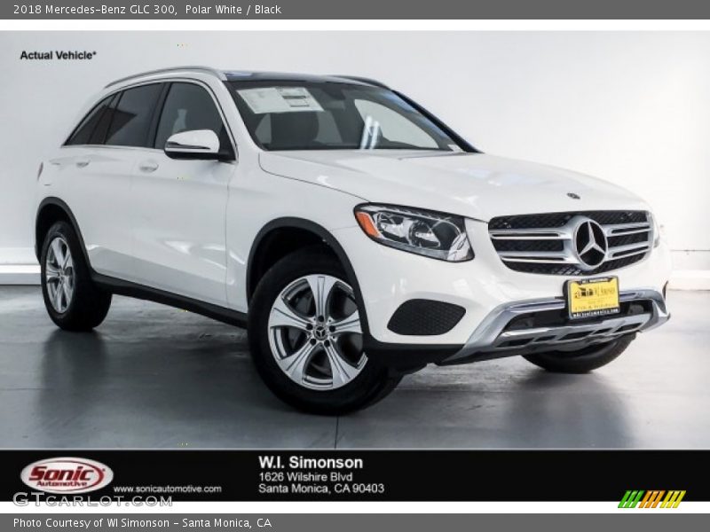 Polar White / Black 2018 Mercedes-Benz GLC 300