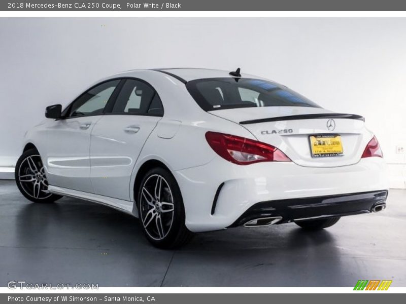 Polar White / Black 2018 Mercedes-Benz CLA 250 Coupe