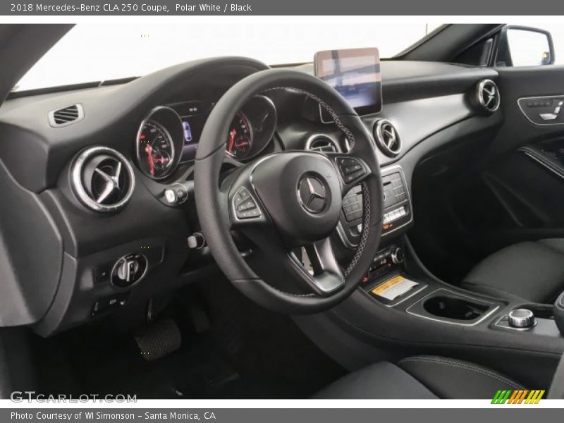 Polar White / Black 2018 Mercedes-Benz CLA 250 Coupe