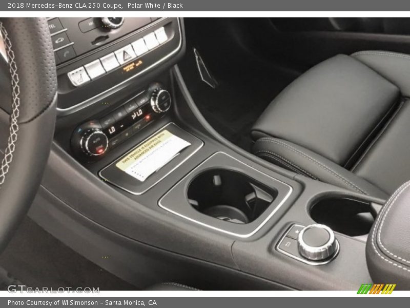 Polar White / Black 2018 Mercedes-Benz CLA 250 Coupe