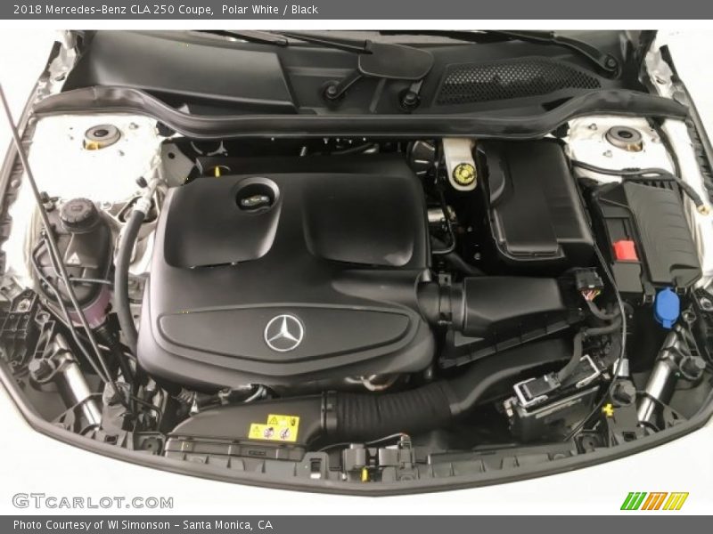 Polar White / Black 2018 Mercedes-Benz CLA 250 Coupe
