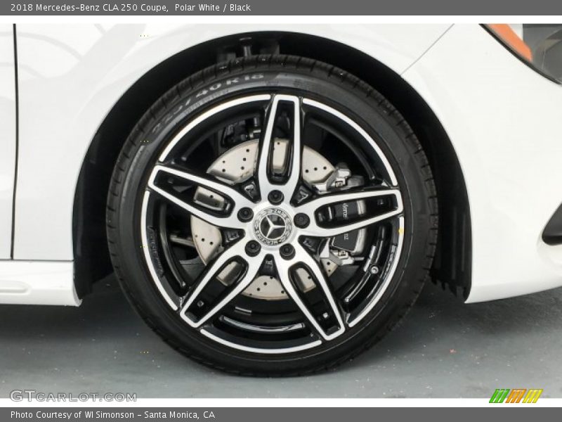 Polar White / Black 2018 Mercedes-Benz CLA 250 Coupe