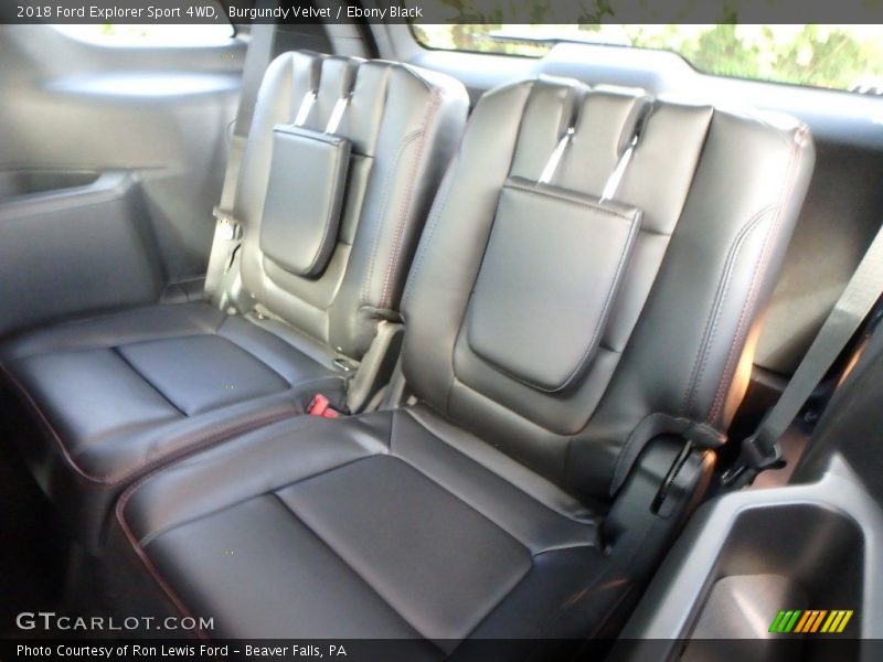 Burgundy Velvet / Ebony Black 2018 Ford Explorer Sport 4WD