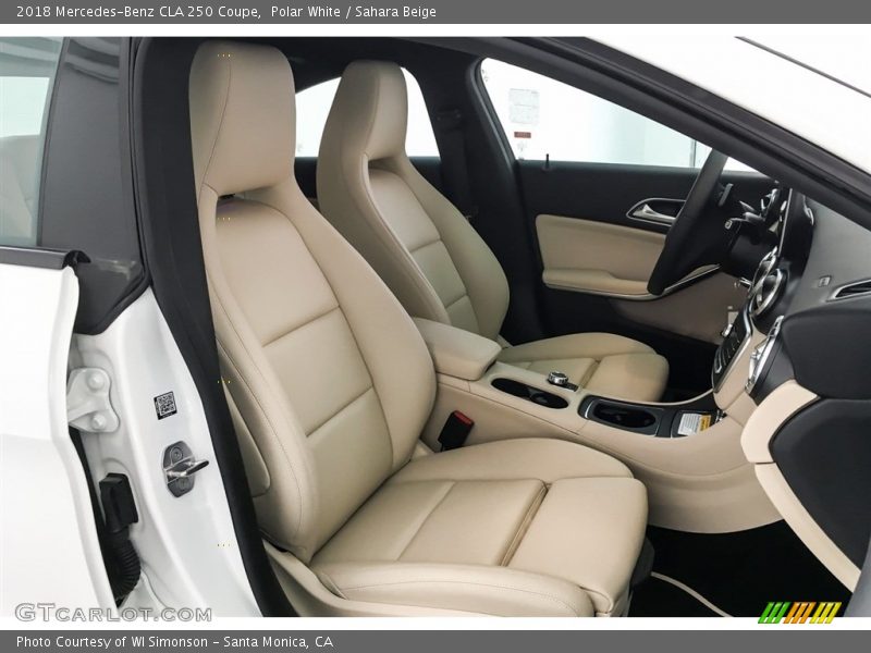 Polar White / Sahara Beige 2018 Mercedes-Benz CLA 250 Coupe