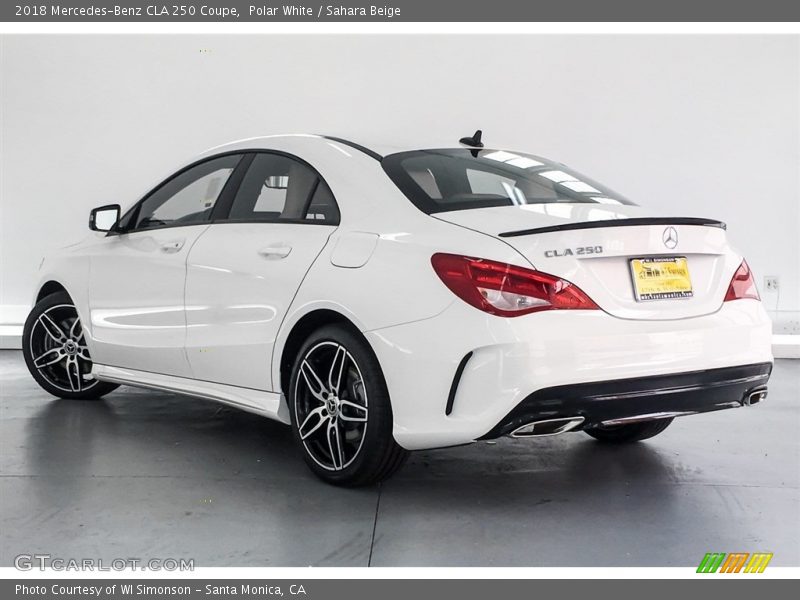 Polar White / Sahara Beige 2018 Mercedes-Benz CLA 250 Coupe