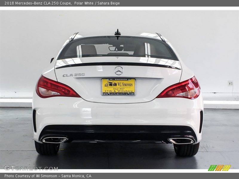 Polar White / Sahara Beige 2018 Mercedes-Benz CLA 250 Coupe