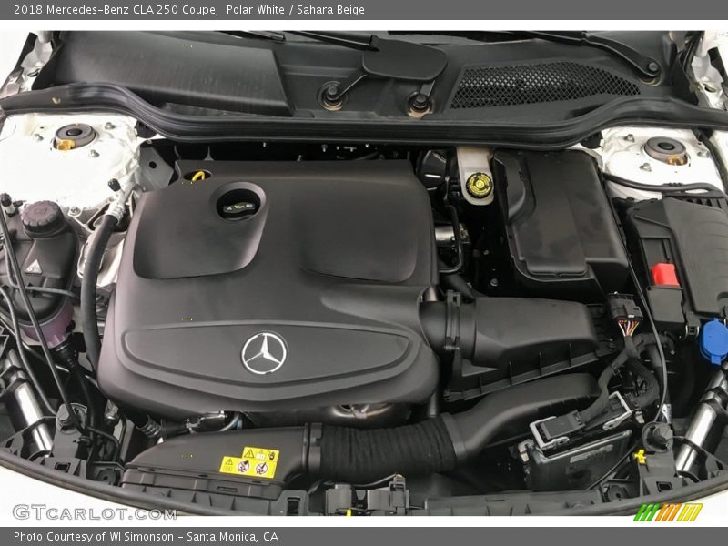 Polar White / Sahara Beige 2018 Mercedes-Benz CLA 250 Coupe