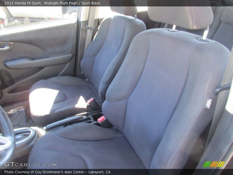 Midnight Plum Pearl / Sport Black 2013 Honda Fit Sport