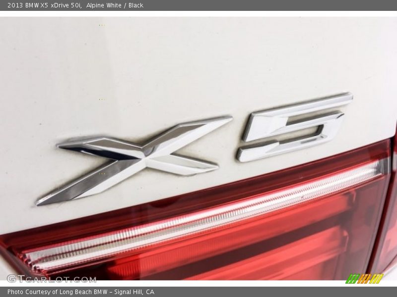 Alpine White / Black 2013 BMW X5 xDrive 50i