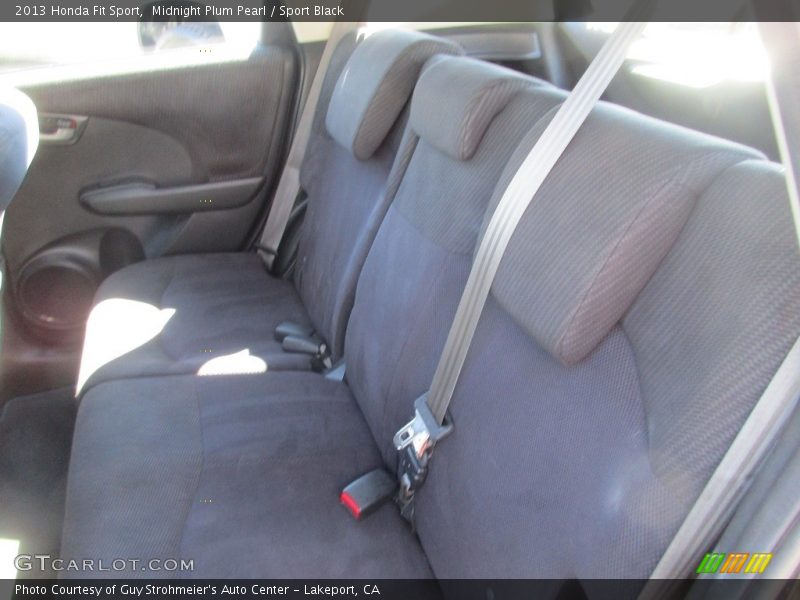 Midnight Plum Pearl / Sport Black 2013 Honda Fit Sport