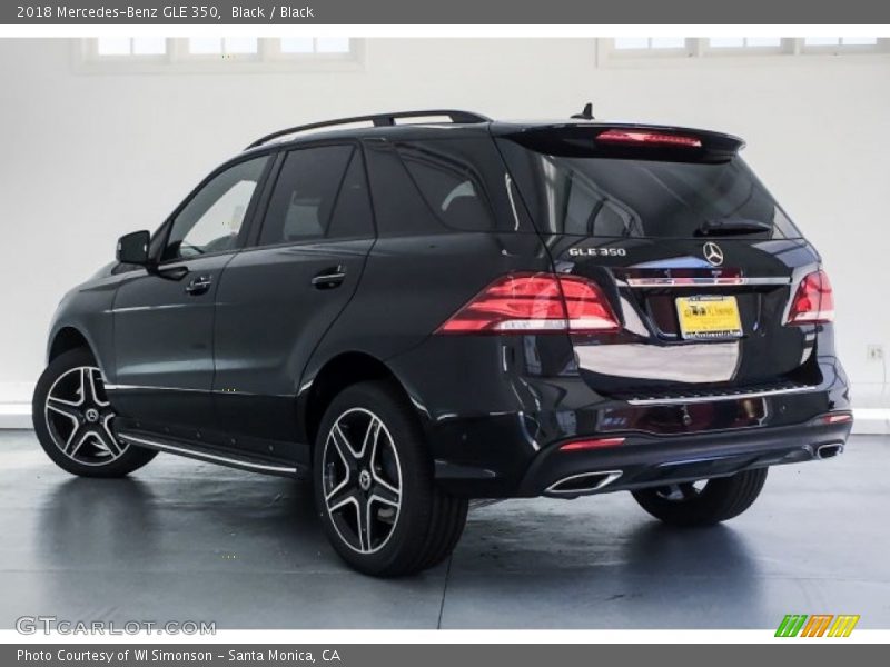 Black / Black 2018 Mercedes-Benz GLE 350