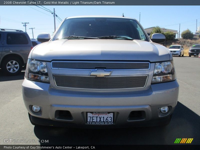 Gold Mist Metallic / Light Titanium/Dark Titanium 2008 Chevrolet Tahoe LT