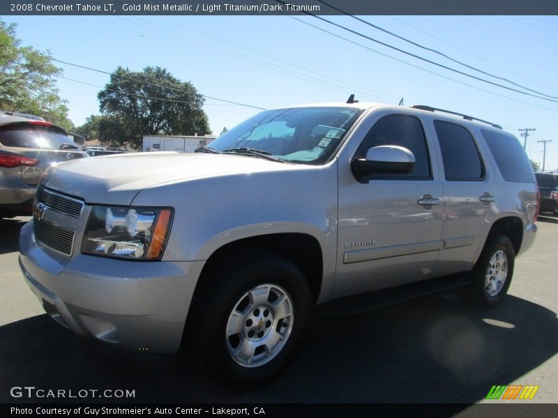 Gold Mist Metallic / Light Titanium/Dark Titanium 2008 Chevrolet Tahoe LT