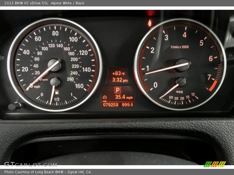 Alpine White / Black 2013 BMW X5 xDrive 50i