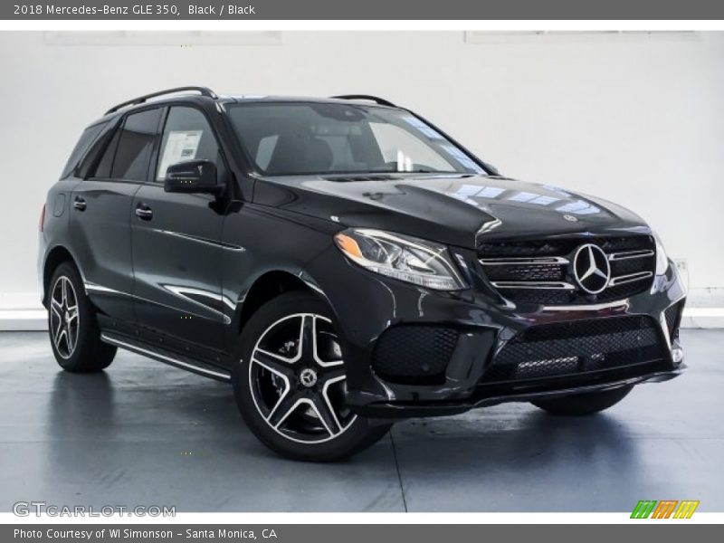 Black / Black 2018 Mercedes-Benz GLE 350