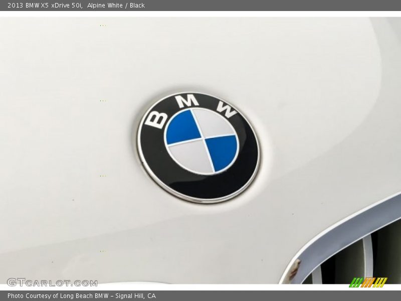 Alpine White / Black 2013 BMW X5 xDrive 50i