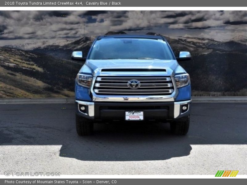 Cavalry Blue / Black 2018 Toyota Tundra Limited CrewMax 4x4