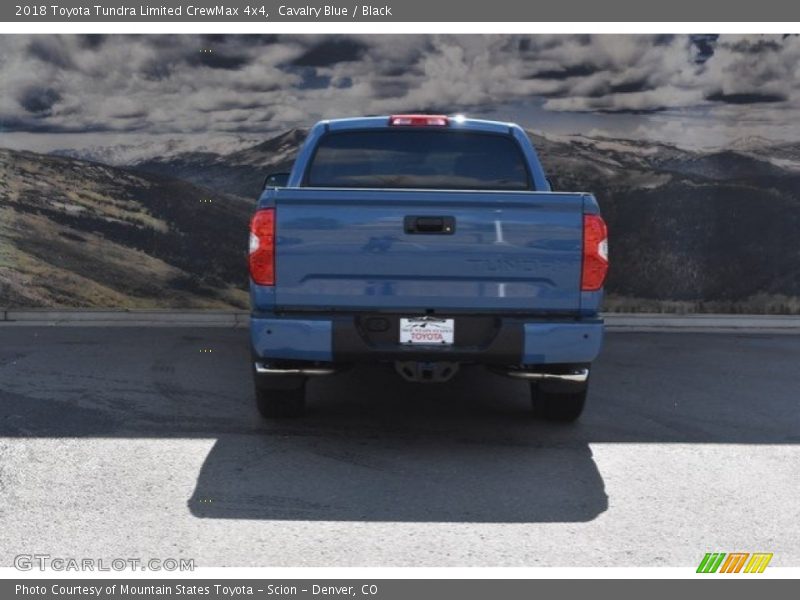 Cavalry Blue / Black 2018 Toyota Tundra Limited CrewMax 4x4