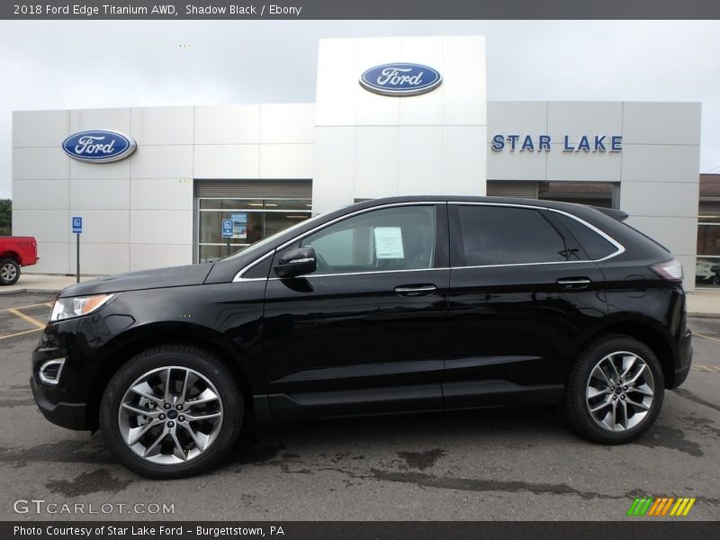 Shadow Black / Ebony 2018 Ford Edge Titanium AWD